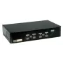 KVM slēdzis ROLINE 1 lietotājam 4 datori DisplayPort ar USB centrmezglu