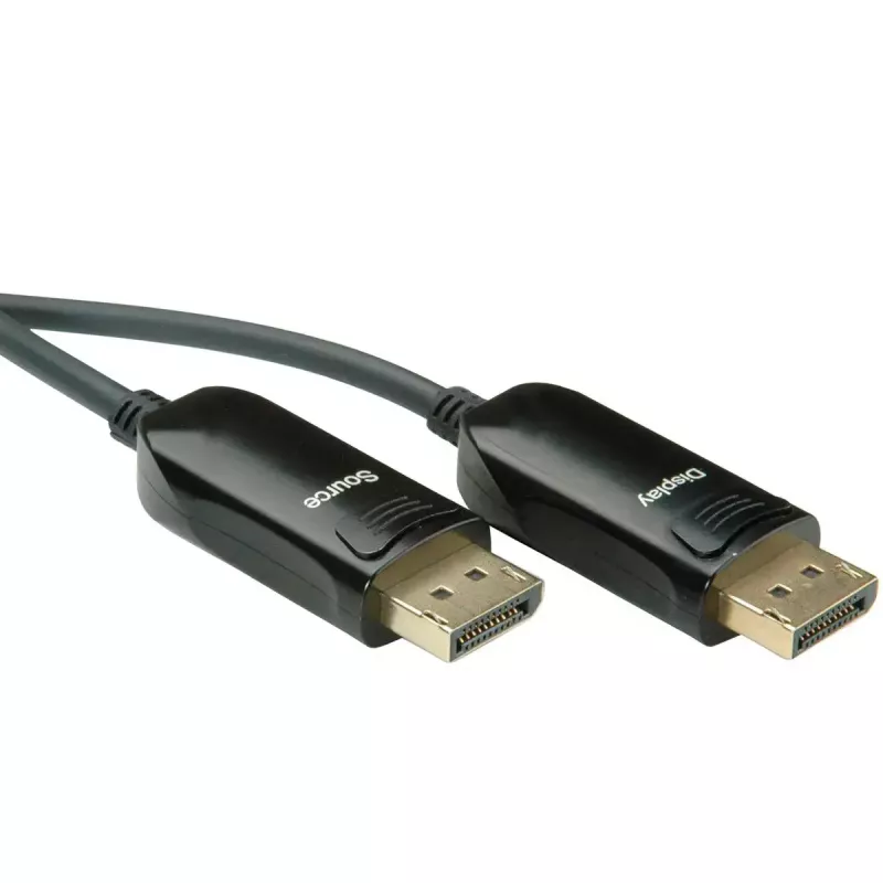 DisplayPort kabelis ROLINE 14.01.3491 15 m Melns