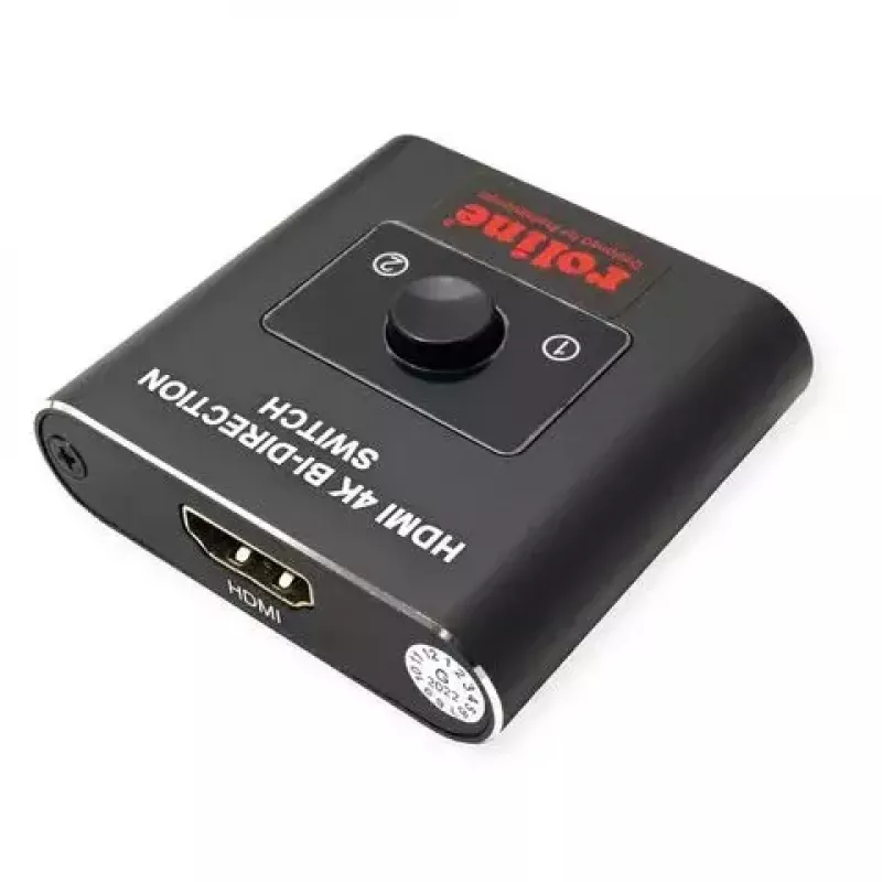 HDMI pārslēgs ROLINE 14.01.3573 60Hz melna plastmasa 5 gab.