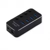 USB centrmezgls ROLINE 14.02.5056 USB 3.2 Gen 1 Type-A 5120 Mbit/s Melns