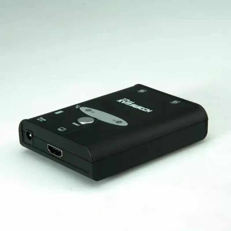 KVM pārslēdzējs VALUE Star 1U 2 datoriem HDMI USB