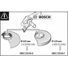 Putekļu nosūkšanas sistēma Bosch GDE 125 EA-T Professional
