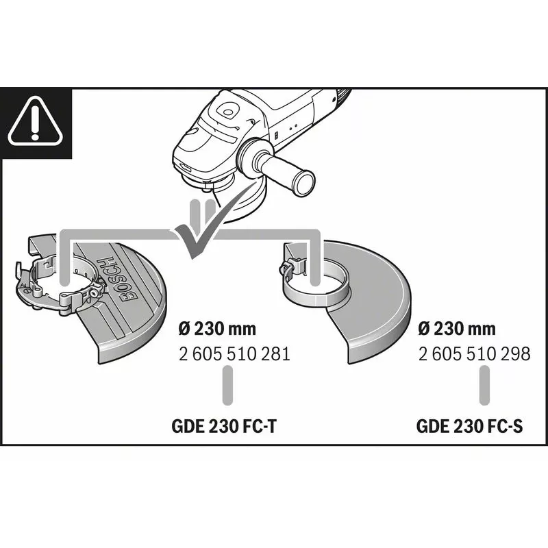 Putekļu nosūkšanas sistēma Bosch GDE 230 FC-T Professional