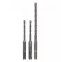 Urbju komplekts Bosch 1 617 000 118 3 gab. SDS Plus 5,0 mm 6,0 mm 8,0 mm