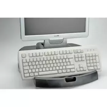 Dual Monitor/Printer Stand ROLINE Trend Melns