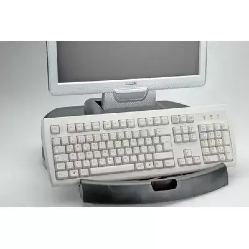 Dual Monitor/Printer Stand ROLINE Trend Melns