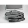 Dual Monitor/Printer Stand ROLINE Trend Melns