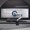 Monitora stiprinājums ROLINE 17031108 124.5 cm 20 kg Skava Melna Pelēka