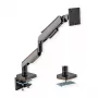 Monitora stiprinājums ROLINE 17031108 124.5 cm 20 kg Skava Melna Pelēka