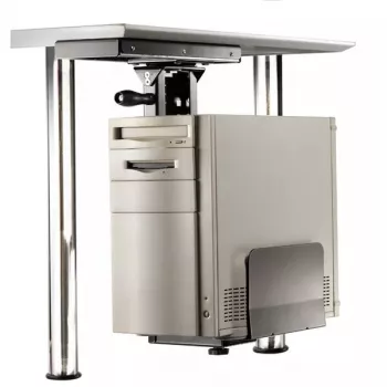 Galda CPU turētājs ROLINE ROLINE PC Holder ar rotācijas funkciju, melns