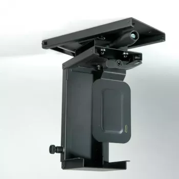 Galda CPU turētājs ROLINE Mini PC Holder izvelkams ar rotācijas funkciju melns