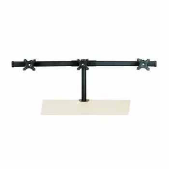 VALUE Triple LCD Arm Desk Clamp melns — 3 ekrānu monitora statīvs, regulējams