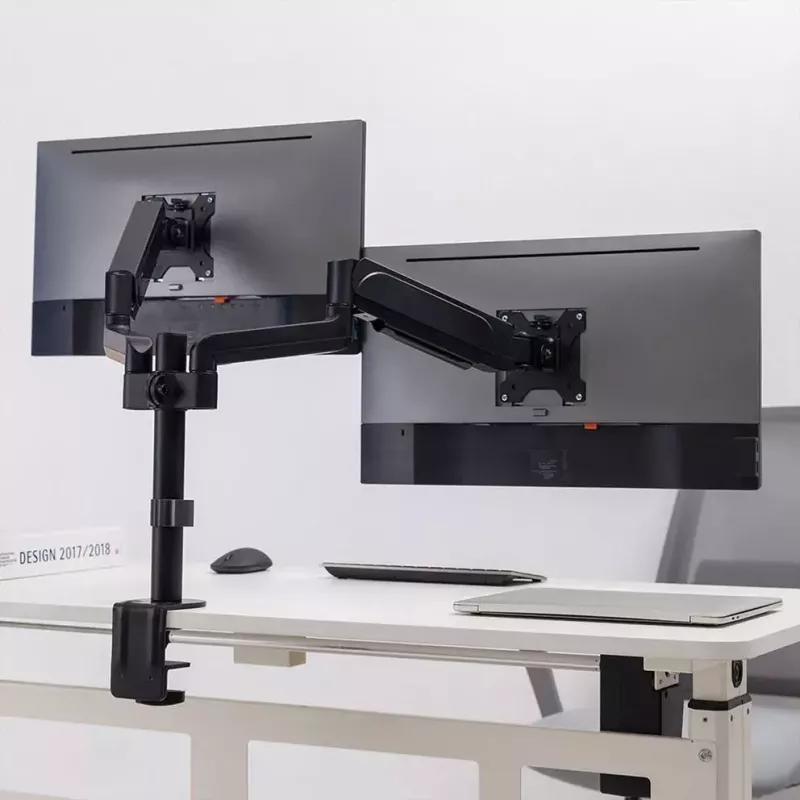 Monitora stiprinājums VALUE 17.99.1182 Skava 2.06 m Melns 18 kg
