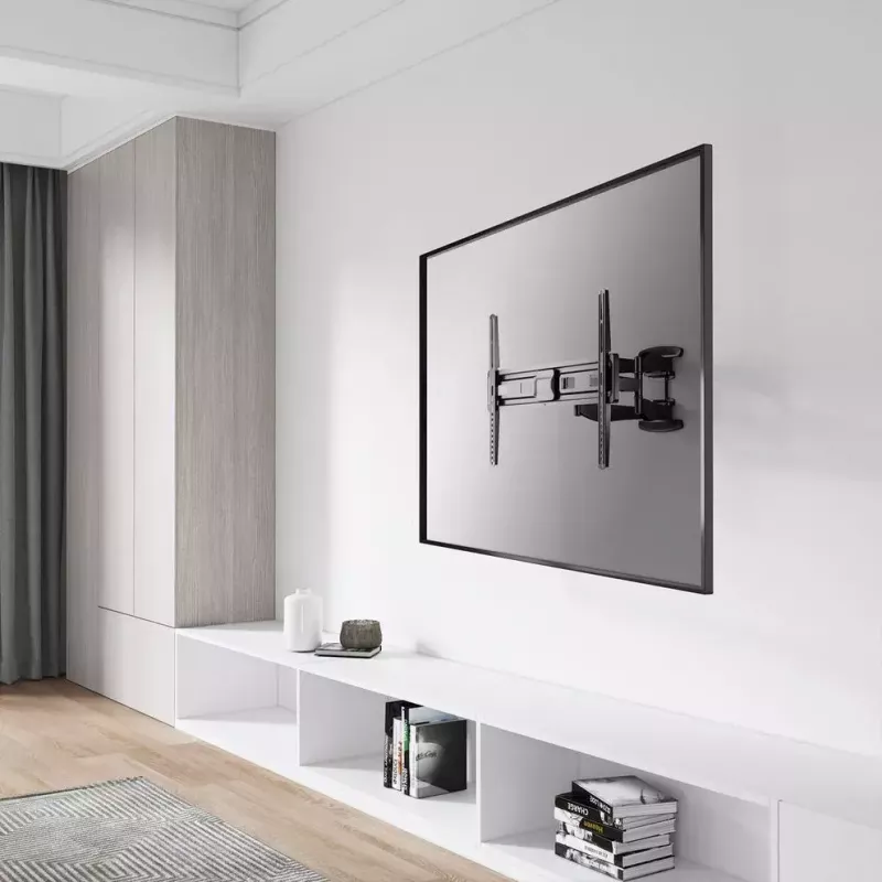 TV sienas stiprinājums VALUE 17.99.1211 2.03 m 45 kg Melns