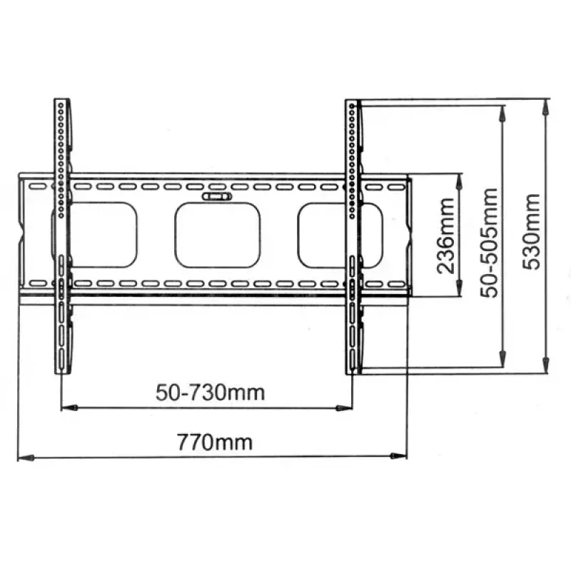 Sienas stiprinājums VALUE LCD/Plasma TV Low Profile