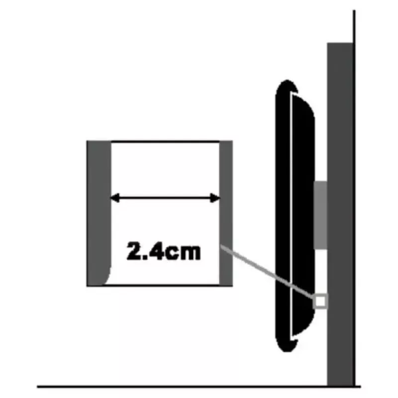 Sienas stiprinājums VALUE LCD/Plasma TV Low Profile
