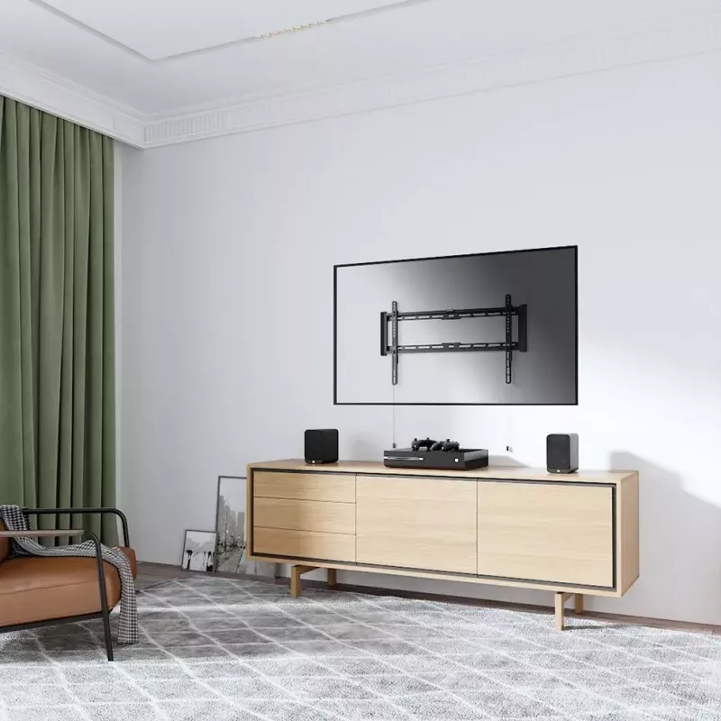 TV stiprinājums VALUE 17.99.1222 Melns 2,03 m 75 kg