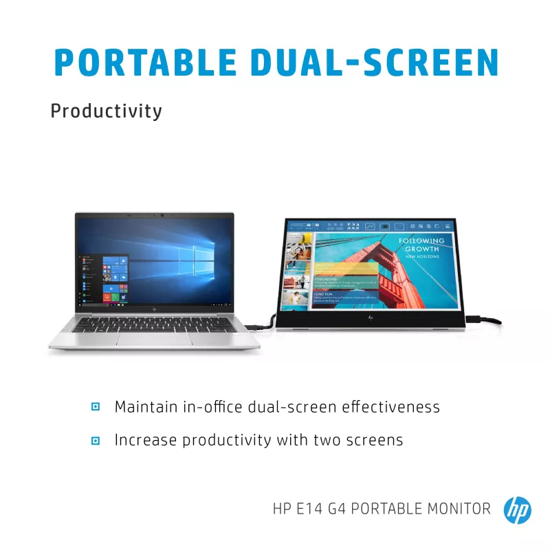 Monitors HP E-Series E14 G4 14 collu Full HD LCD 1920x1080