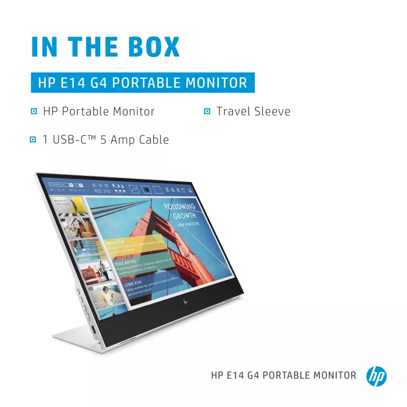 Monitors HP E-Series E14 G4 14 collu Full HD LCD 1920x1080