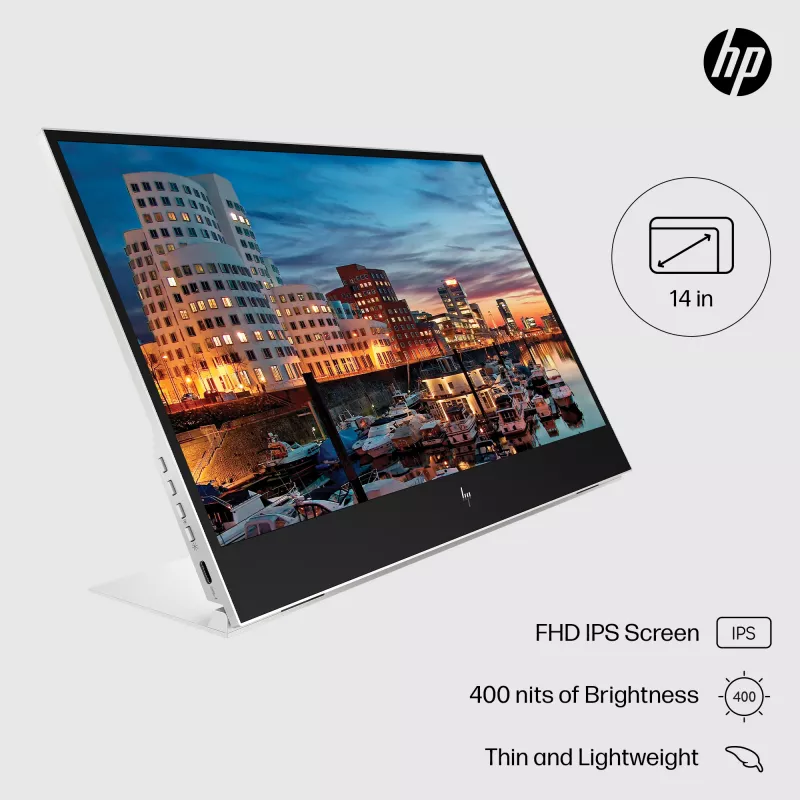 Monitors HP E-Series E14 G4 14 collu Full HD LCD 1920x1080