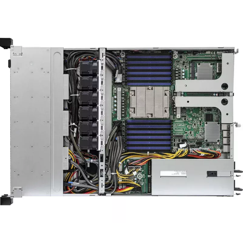 Datora korpuss ASRock 1U12E-GENOA/2L2T Rack (1U) Pelēks