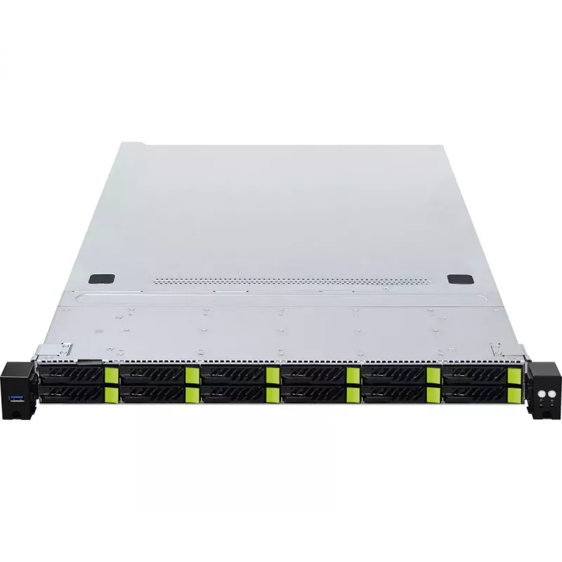 Datora korpuss ASRock 1U12E-GENOA/2L2T Rack (1U) Pelēks