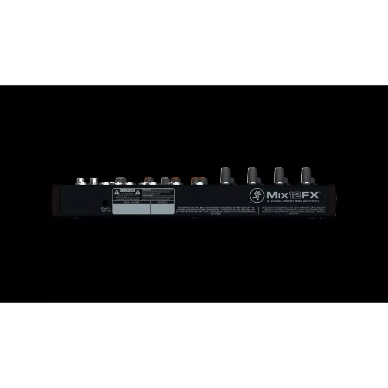 Mackie Mix12FX 12 kanāli 20 - 30000 Hz Melns