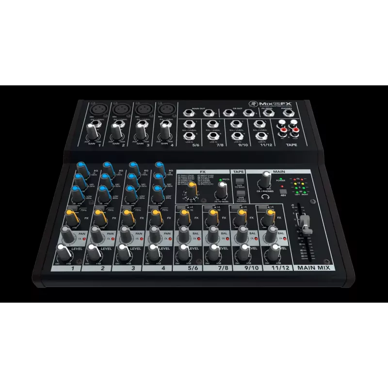 Mackie Mix12FX 12 kanāli 20 - 30000 Hz Melns