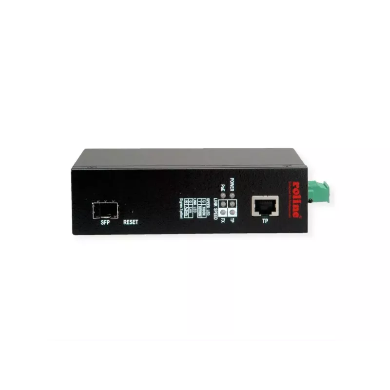 Tīkla multivides pārveidotājs ROLINE 21.13.1135 1000 Mbit/s Daudzmodu Melns