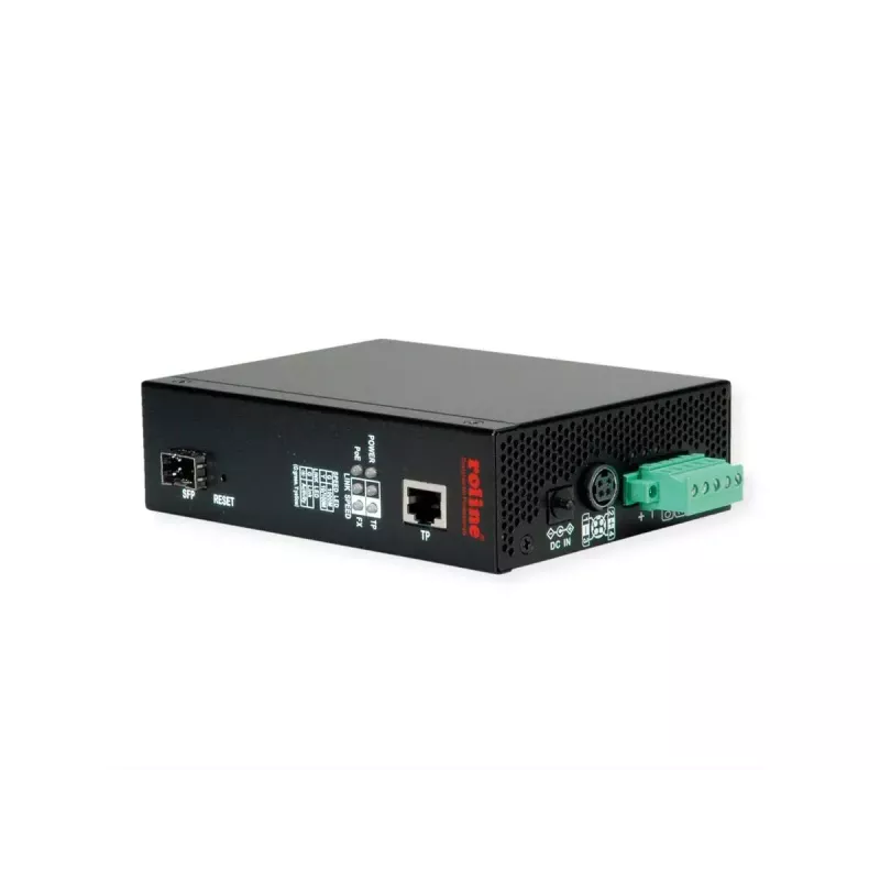 Tīkla multivides pārveidotājs ROLINE 21.13.1135 1000 Mbit/s Daudzmodu Melns
