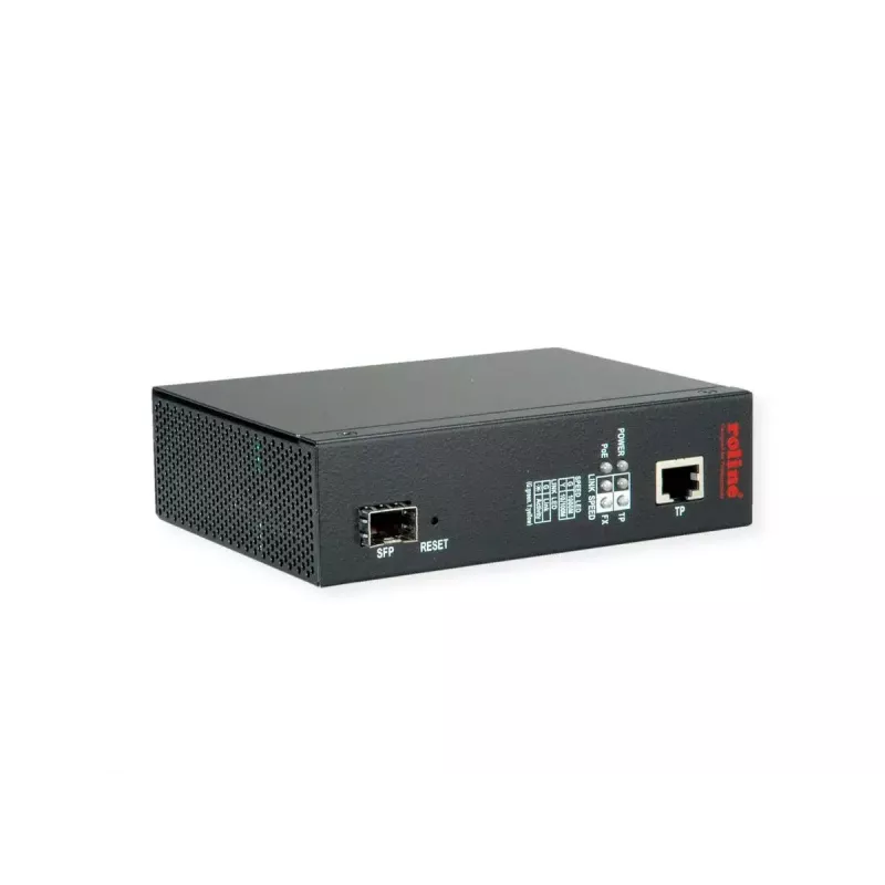 Tīkla multivides pārveidotājs ROLINE 21.13.1135 1000 Mbit/s Daudzmodu Melns
