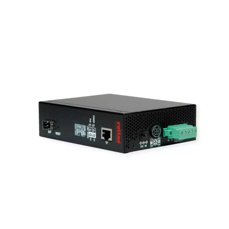Tīkla multivides pārveidotājs ROLINE 21.13.1135 1000 Mbit/s Daudzmodu Melns