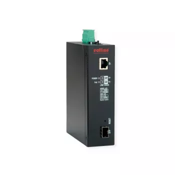 Tīkla multivides pārveidotājs ROLINE 21.13.1135 1000 Mbit/s Daudzmodu Melns