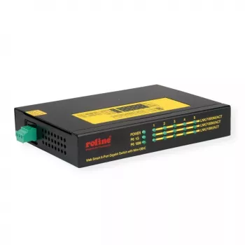 Tīkla slēdzis ROLINE 21.13.1162 Gigabit Ethernet 5 pieslēgvietas PoE