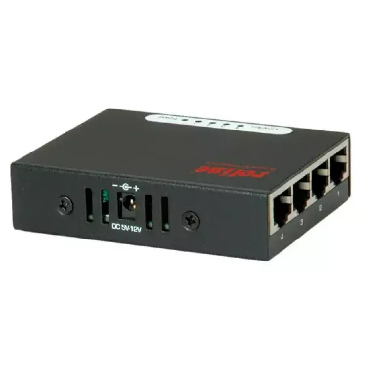 Gigabit Ethernet Switch ROLINE Pocket 4 Ports