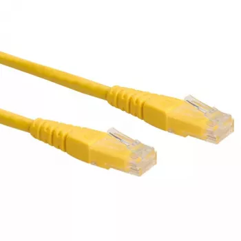Tīkla kabelis ROLINE UTP Patch Cord Cat.6 RJ-45 0,3 m Dzeltens