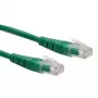 Tīkla kabelis ROLINE UTP Patch Cord Cat.6 RJ-45 0,3 m zaļš