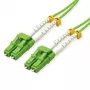 ROLINE InfiniBand optiskās šķiedras kabelis 7m 2x LC OM5 zaļš