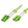 ROLINE InfiniBand/optiskās šķiedras kabelis 20 m 2x LC zaļš OM5