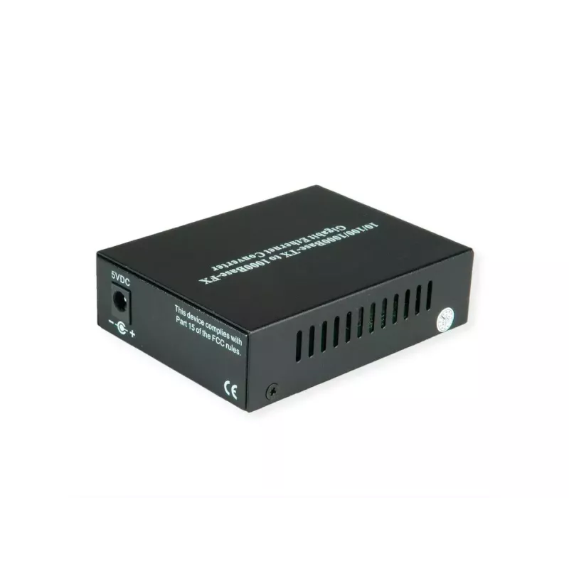 Tīkla multivides pārveidotājs VALUE 21.99.1199 1000 Mbit/s Daudzmodu Melns