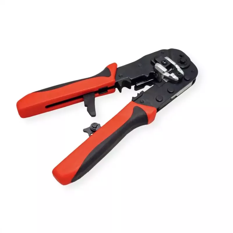 Kabeļu presēšanas knaibles VALUE 25.99.8794 Melns Sarkans 190 mm 347 g