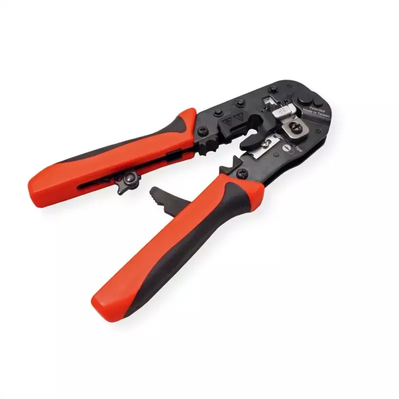 Kabeļu presēšanas knaibles VALUE 25.99.8794 Melns Sarkans 190 mm 347 g