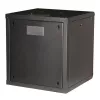 Sienas montāžas statīvs ROLINE Pro 12U 19 collu, 600x600 mm, melns, IP20, atslēgas slēdzene