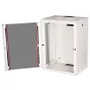 Pie sienas stiprināms 19 collu statīva korpuss ROLINE Pro 16U 600x450 mm, pelēks, atslēgas slēdzene, IP20