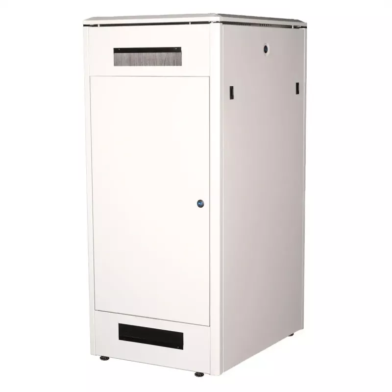 ROLINE 19 collu tīkla skapis Pro 26U, 600x800 mm PxG, stikla durvis, pelēks, IP20, 600 kg nestspēja