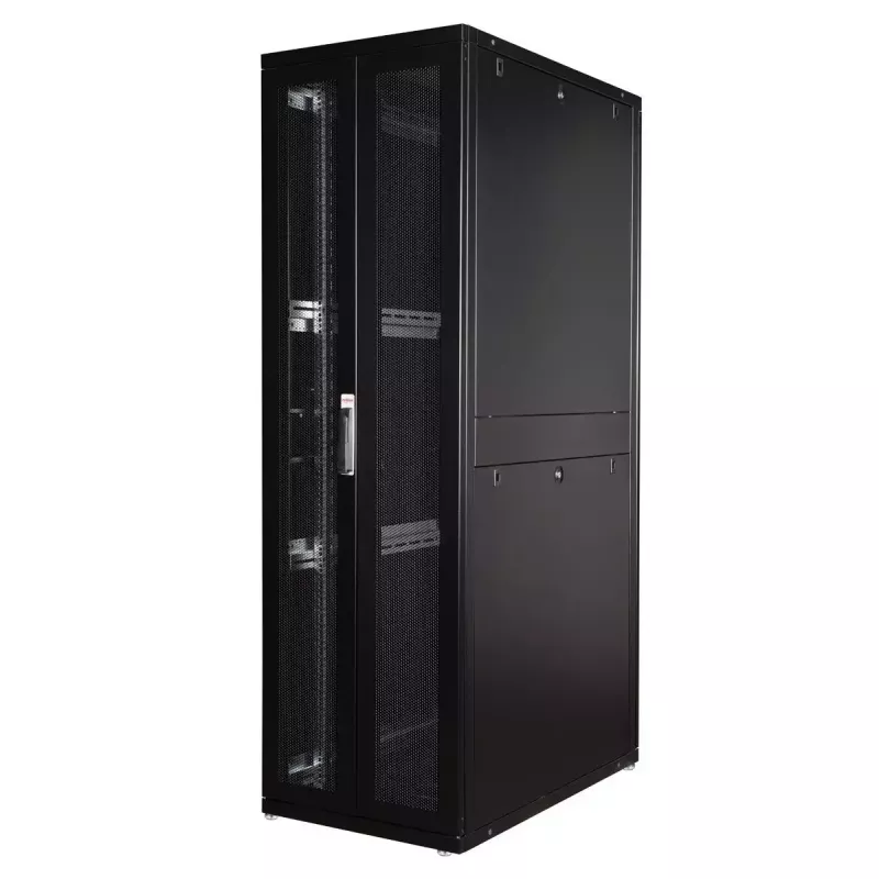 Brīvi stāvošs plaukts ROLINE 19 collu servera plaukts Pro 42 U 600x1000 melns