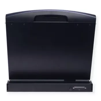 Rack console VALUE 26.99.0131 19 collu (48,3 cm) 1366x768 250 cd/m² vācu tastatūra melns 1U