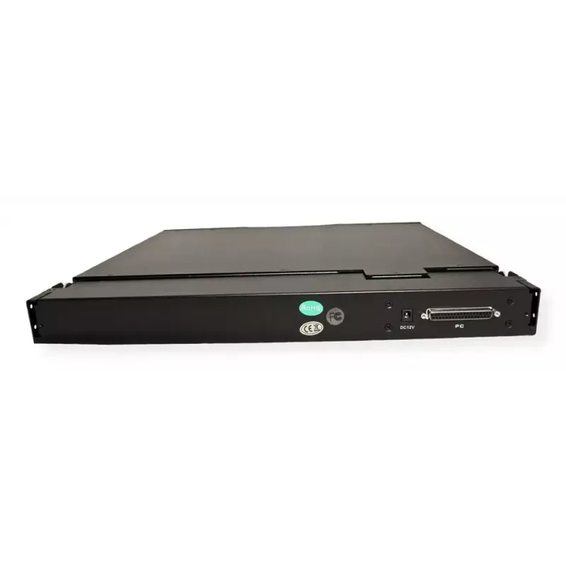 Rack konsole VALUE 26.99.0132 — 19 collu (48,3 cm) 1366×768 LCD, 1U, Šveices tastatūra, melna
