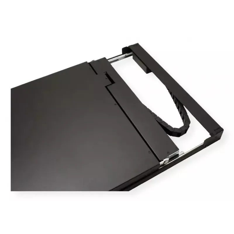 Rack konsole VALUE 26.99.0132 — 19 collu (48,3 cm) 1366×768 LCD, 1U, Šveices tastatūra, melna