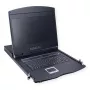 Rack konsole VALUE 26.99.0132 — 19 collu (48,3 cm) 1366×768 LCD, 1U, Šveices tastatūra, melna